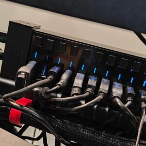 Sabrent 10 USB Port Sideways Mount